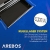 Arebos Werkstattwagen 4 Fächer + großes Fach für Ihr Werkzeug | inkl. Antirutschmatten | 2 Rollen mit Feststellbremse (Schwarz) - 4
