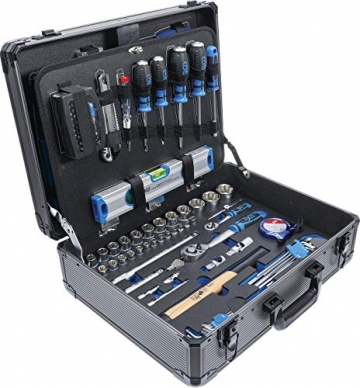 BGS 15501 | Werkzeugkoffer | 149-tlg. | Profi-Werkzeug | Alu-Koffer | gefüllt | abschließbar | Werkzeugkiste | Werkzeugbox - 4
