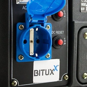 BITUXX® 850W Benzin Notstromaggregat Stromgenerator Stromerzeuger Stromaggregat Notstrom Generator - 5