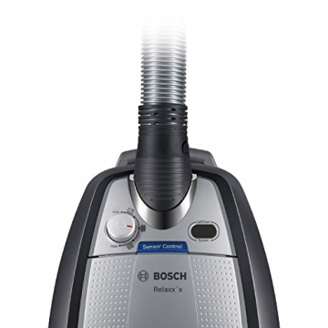 Bosch Staubsauger beutellos Relaxx'x ProSilence Plus BGS5BL432, extra leise, ideal für Allergiker, Hygiene-Filter, Bodendüse für Parkett, Teppich, Fliesen, Selbstreinigung, 700 W, silber - 3