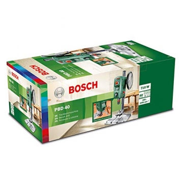 Bosch Tischbohrmaschine PBD 40 (710 W, Max. Bohr-Ø in Stahl/Holz: 13 mm/40 mm, Bohrhub 90mm, im Karton) - 6
