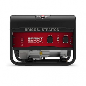 Briggs & Stratton SPRINT 2200A tragbarer Stromerzeuger, Generator, Benzin – 1700 W Betriebsleistung/2125 W Startleistung, 030671A - 3