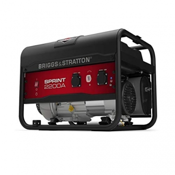 Briggs & Stratton SPRINT 2200A tragbarer Stromerzeuger, Generator, Benzin – 1700 W Betriebsleistung/2125 W Startleistung, 030671A - 5