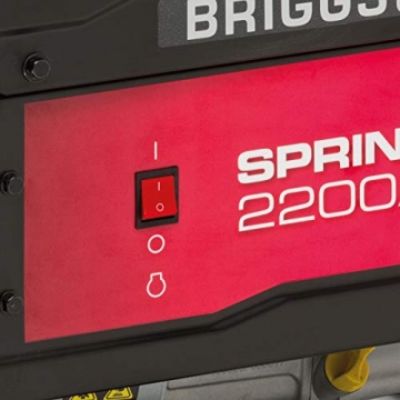 Briggs & Stratton SPRINT 2200A tragbarer Stromerzeuger, Generator, Benzin – 1700 W Betriebsleistung/2125 W Startleistung, 030671A - 7