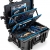 B&W Werkzeugkoffer JUMBO 6700 mobil mit Werkzeugeinsteckfächern (Koffer aus PP, Volumen 43,5l, 53,9 x 35,9 x 22,5 cm innen) 117.19/P, ohne Werkzeug - 2