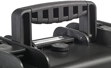 B&W Werkzeugkoffer JUMBO 6700 mobil mit Werkzeugeinsteckfächern (Koffer aus PP, Volumen 43,5l, 53,9 x 35,9 x 22,5 cm innen) 117.19/P, ohne Werkzeug - 6