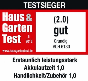 Grundig VCH 6130 Premium-Handstaubsauger (Little Guard, Nass / Trocken, Akku, 7,2 V) - 5