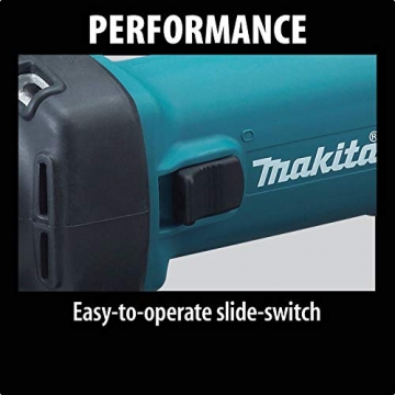 Makita GD0601 GD0601-Amoladora recta 400W 25.000 RPM 1.7 kg pinza 6 mm, Schwarz, Blau, Silber, 1/4_Inch - 7