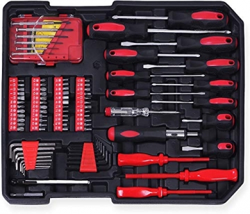 Masko® 969 tlg Werkzeugkoffer Werkzeugkasten Werkzeugkiste Werkzeug Trolley Profi 969 Teile Qualitätswerkzeug Anthrazit - 3