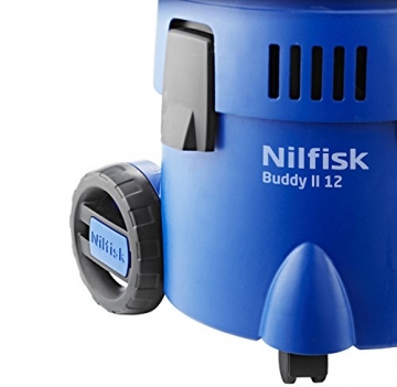 Nilfisk Buddy II 12 EU Nass-/Trockensauger, für die Reinigung im Innen- & Außenbereich, 12 Liter Fassungsvermögen, 1200 W Eingangsleistung (blau) - 7