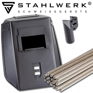 STAHLWERK ARC 200 ST IGBT - Schweißgerät DC MMA/E-Hand Welder mit echten 200 Ampere sehr kompakt, weiß, 7 Jahre Herstellergarantie - 8