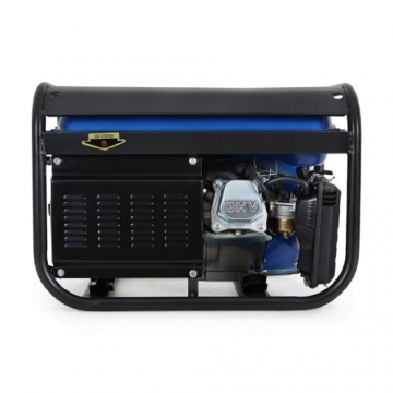 EBERTH 2200 Watt Benzin Stromerzeuger (5,5 PS Benzinmotor, 4-Takt, luftgekühlt, 2x 230V, 1x 12V, Seilzugstart, Automatischer Voltregler AVR, Ölmangelsicherung, Voltmeter) - 5