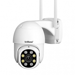 Überwachungskamera Aussen WLAN, WLAN IP Kamera 1080P Outdoor WiFi- Intelligente Menschliche Erkennung,Bewegungserkennung, Zwei Wege Audio, SD-Kartenslot,Wasserdicht - 1