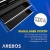 Arebos Werkstattwagen 5 Fächer | zentral abschließbar | inkl. Antirutschmatten | kugelgelagerte Schubladen | 2 Rollen mit Feststellbremse (schwarz) - 3