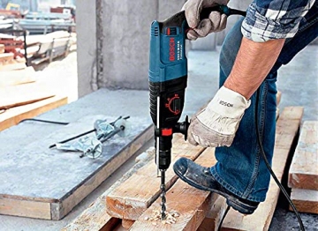 Bosch Professional Bohrhammer GBH 2-26 DFR (inkl. Tiefenanschlag 210 mm, SDS plus Schnellwechselbohrfutter, Zusatzhandgriff, Schnellwechselbohrfutter 13mm, im Koffer) - 6