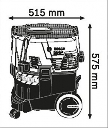 Bosch Professional Industriestaubsauger GAS 35 L SFC+ (1200 Watt, 35 L Behälter, 3 m Schlauch, im Karton) - 4