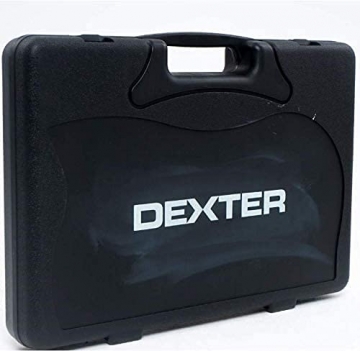 DEXTER - 108-teiliger Werkzeugkoffer - Werkzeugset - Werkzeugkasten - mit Zangen, Schlüssel, Schraubendreher, Metallsäge und vieles mehr - 7