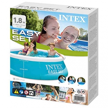 Intex Easy Set Pool - Aufstellpool - Für Kinder, 183cm x 183cm x 51cm - 3