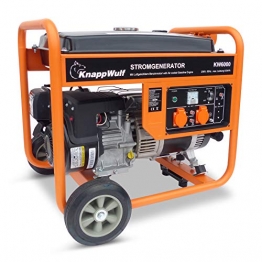 KnappWulf Stromerzeuger KW6000 1-Phasen Benzin Generator Notstromaggregat Stromgenerator - 1