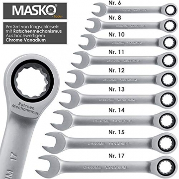 Masko® 969 tlg Werkzeugkoffer Werkzeugkasten Werkzeugkiste Werkzeug Trolley Profi 969 Teile Qualitätswerkzeug Blau - 3