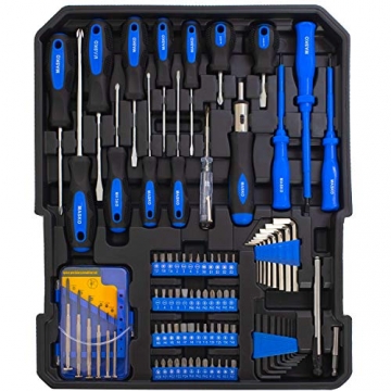 Masko® 969 tlg Werkzeugkoffer Werkzeugkasten Werkzeugkiste Werkzeug Trolley Profi 969 Teile Qualitätswerkzeug Blau - 5