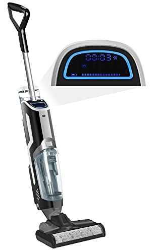 Sichler Haushaltsgeräte Wischsauger: 3in1-Boden-Waschsauger mit Akku, Nass & Trocken, UV-Reinigung, 80 W (Akku Wischsauger) - 2