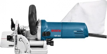 Bosch Professional Universalfräse GFF 22 A (22 mm Schnitttiefe, inkl. Staubbeutel, 1x Scheibenfräse 105x22mm, 8, Zweilochschlüssel, L-BOXX 238) - 3
