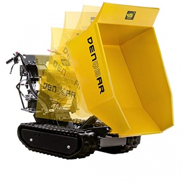 DENQBAR Mini-Dumper Motor-Schubkarre Muldenkipper Raupenantrieb 500 kg - 4