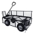 RAMROXX 40028 Transport Gitterwagen Handwagen Bollerwagen Seitenteile klappbar bis 300kg Schwarz - 4