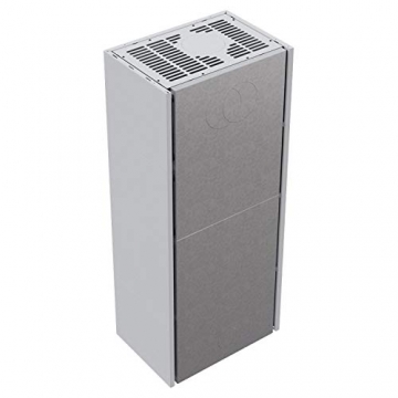 Kratki Home Simple Box Kamin-Ofen Stahl-Verkleidung weiß 2-Seitig Türanschlag links Fertig-Bausatz 8kw Bauart 2 200mm Agbasstutzen-Durchmesser BImSchV 2 - 4