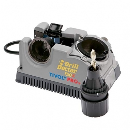 Tivoly Drill Doctor 750 – Bohrerschärfgerät (2,5 bis 19 mm, Spitze 118º und 135 Grad - 1