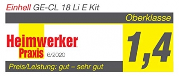 Einhell Akku-Laubbläser GC-CL 18 Li E Kit Power X-Change (18 V, 210 km/h Luftgeschwindigkeit, Drehzahlregelung, Softgrip, inkl. 1x 2,0 Ah Akku und Ladegerät) - 16