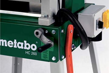 Metabo Hobelmaschine HC 260 C - 2,2 WNB (0114026000) Karton, Abmessungen: 1110 x 620 x 960 mm, Abrichtplatten L x B: 1040 x 260 mm, Spanabnahme Abrichten: 0 - 3 mm - 2