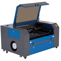 OMTech 80W CO2 Laser Graviermaschine 700 x 500mm Gravurmaschine Laserengraver mit USB-Port, Red Dot Pointer, integrierter Auspuff, Ruida Control RDWorks V8 für Heimwerker - 1