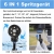 21V Pressure Washer Car with 4.0Ah Battery, Portable Electric Pressure Washer Pressure 45 Bar/625 PSI Including Multi Spray Nozzle, 5 m Hose for Cleaning Patio, Car, Garden, Watering - 2