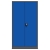 4er Set Aktenschrank C001H Büroschrank Metallschrank Stahlschrank Werkzeugschrank Stahlblech Pulverbeschichtet Flügeltürschrank Abschließbar 195 cm x 90 cm x 40 cm (anthrazit/blau) - 3