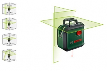 Bosch Kreuzlinienlaser AdvancedLevel 360 mit Premium-Stativ (3 Laserlinien inkl. 360° zum Ausrichten im ganzen Raum) - 2