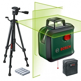 Bosch Kreuzlinienlaser AdvancedLevel 360 mit Premium-Stativ (3 Laserlinien inkl. 360° zum Ausrichten im ganzen Raum) - 1