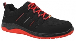 ELTEN Sicherheitsschuhe Maddox Black-red Low ESD S3, Herren, Sneaker, sportlich, schwarz, rot, Stahlkappe, Größe 45 - 1