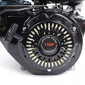 15 PS 9 KW Benzinmotor HaroldDol 4-Takt 420CC Standmotor Kartmotor Austauschmotor Zwangsluftkühlung Einzylinder Motor mit Ölalarm (25mm Wellendurchmesser) - 5