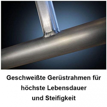 ALTEC Rollfix® 1.0 700 | 7m AH | Rollen (Ø125mm) | Standardtraverse | Made in Germany | TÜV | belastbar 200kg/m² | Alu | Norm - DIN EN 1004-1 | Baugerüst | Fahrgerüst - 3