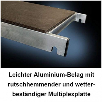 ALTEC Rollfix® 1.0 700 | 7m AH | Rollen (Ø125mm) | Standardtraverse | Made in Germany | TÜV | belastbar 200kg/m² | Alu | Norm - DIN EN 1004-1 | Baugerüst | Fahrgerüst - 4