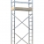 STRUKTURO fahrbares Arbeitsgerüst - Arbeitshöhe 5,00 m - Montagegerüst mit Treppenfunktion - schnell aufbaubar - 1