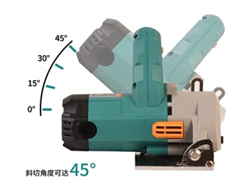 XYOTIC Mauernut-Schneidemaschine Steinschneidmaschine Fliesen Holzbearbeitung Kleiner tragbarer Haushaltsmarmormaschine Sloting-Maschine für Ziegelbeton - 5